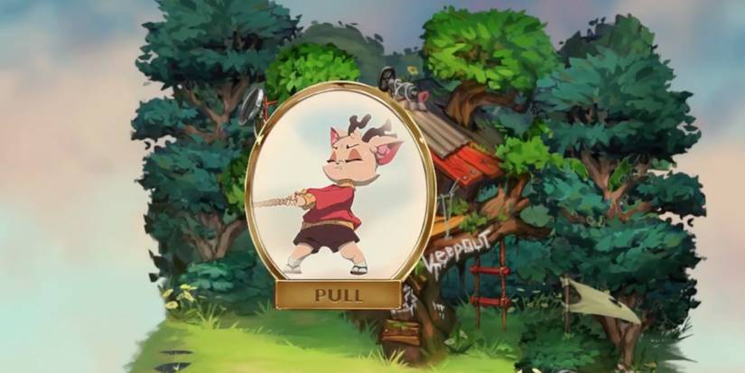 Luka interacts with the Satellite Dish at Rolo's tree house