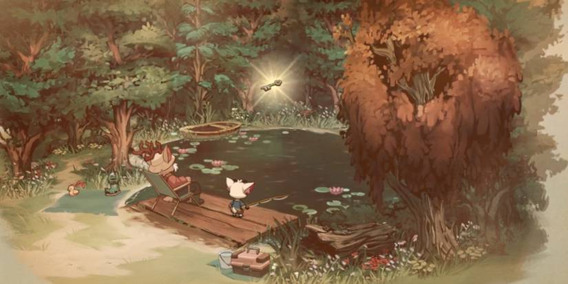 Luka finds a key while fishing