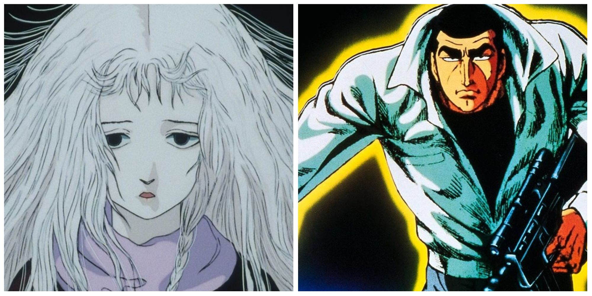 Protagonists of Angel's Egg and Golgo 13