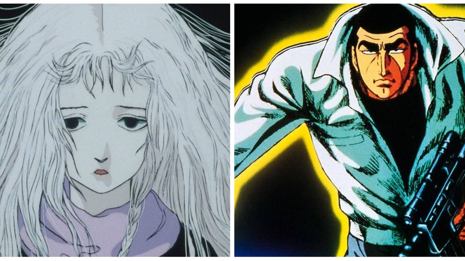 Protagonists of Angel's Egg and Golgo 13