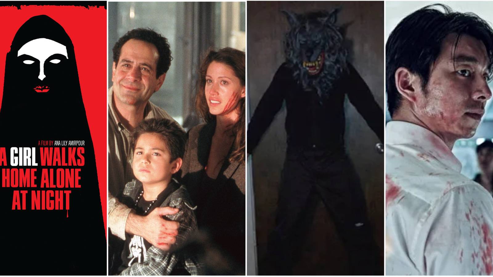 train to buscan, 13 ghosts, Creep, a girl walks home alone at night