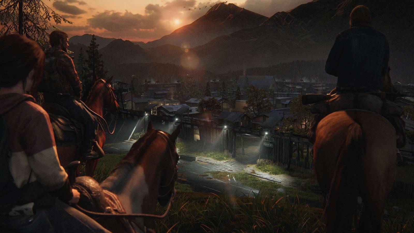 Characters on horses