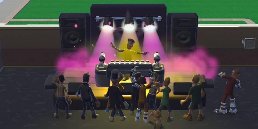 DJ Sue Chef plays in Two Point Campus