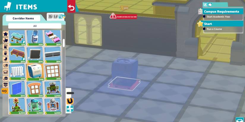 An air conditioning unit in Two Point Campus