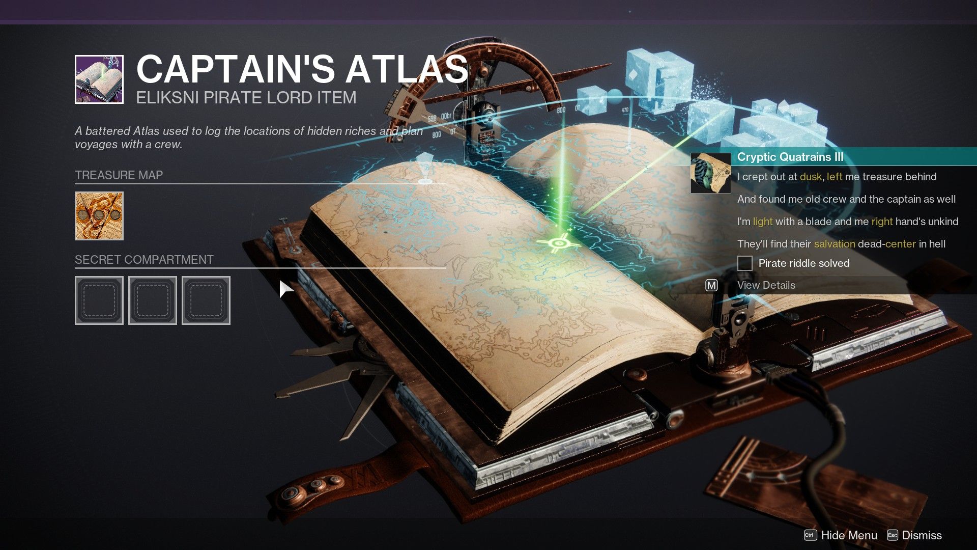 destiny 2 how to complete cryptic quatrains quest 1 2 3 star chart season of plunder guide