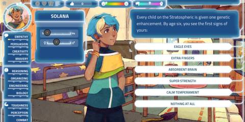 Making decisions at the start of I Was A Teenage Exocolonist