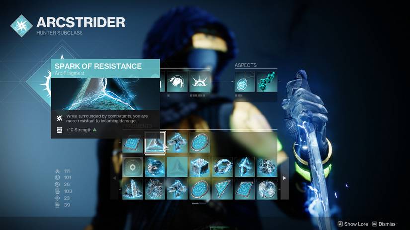destiny 2 arc 3.0 hunter build season of plunder aspects fragments abilities exotics mods endgame