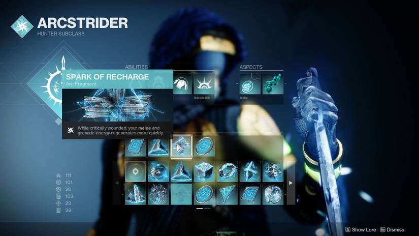destiny 2 arc 3.0 hunter build season of plunder aspects fragments abilities exotics mods endgame