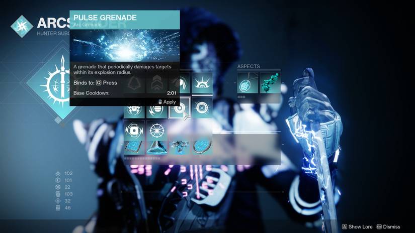 destiny 2 arc 3.0 hunter build season of plunder aspects fragments abilities exotics mods endgame