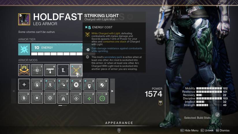 destiny 2 arc 3.0 hunter build season of plunder aspects fragments abilities exotics mods endgame