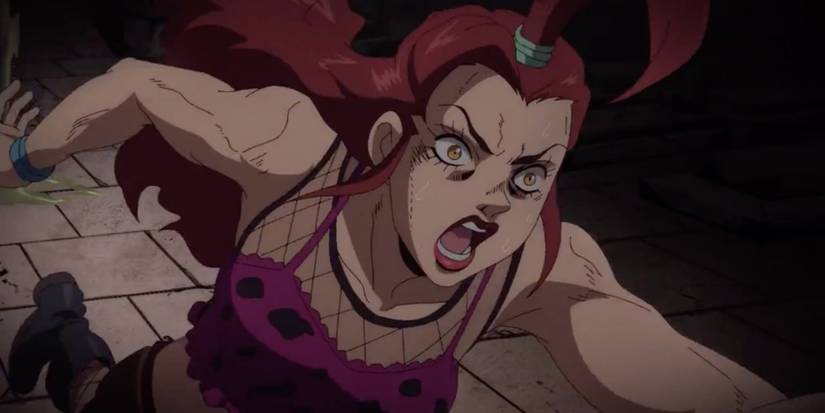 A lady of the night in Jojo’s Bizarre Adventure Stone Ocean Part 2