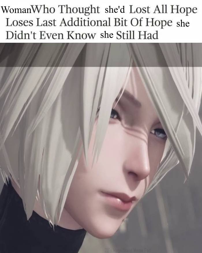 2B loses all hope in NieR: Automata