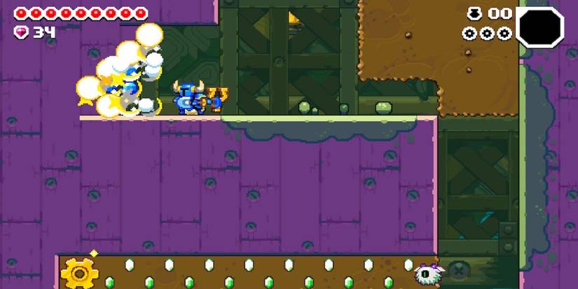 Exploring the world in Shovel Knight Dig 