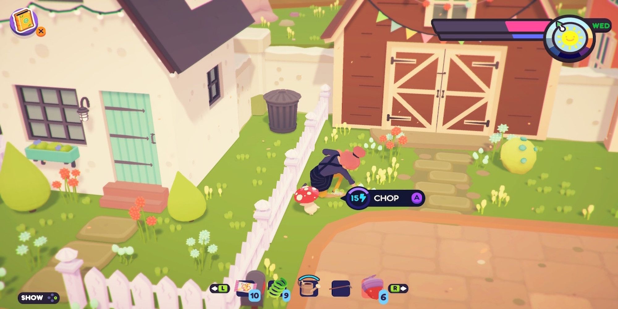 Farming for resources in Ooblets