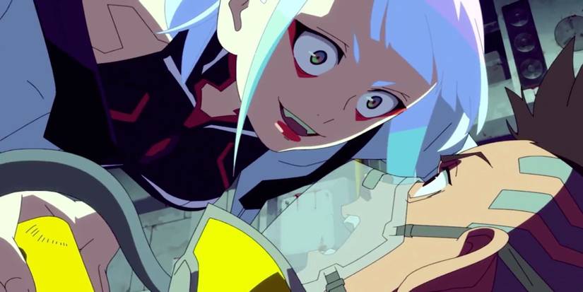 Lucy and David in Cyberpunk Edgerunners