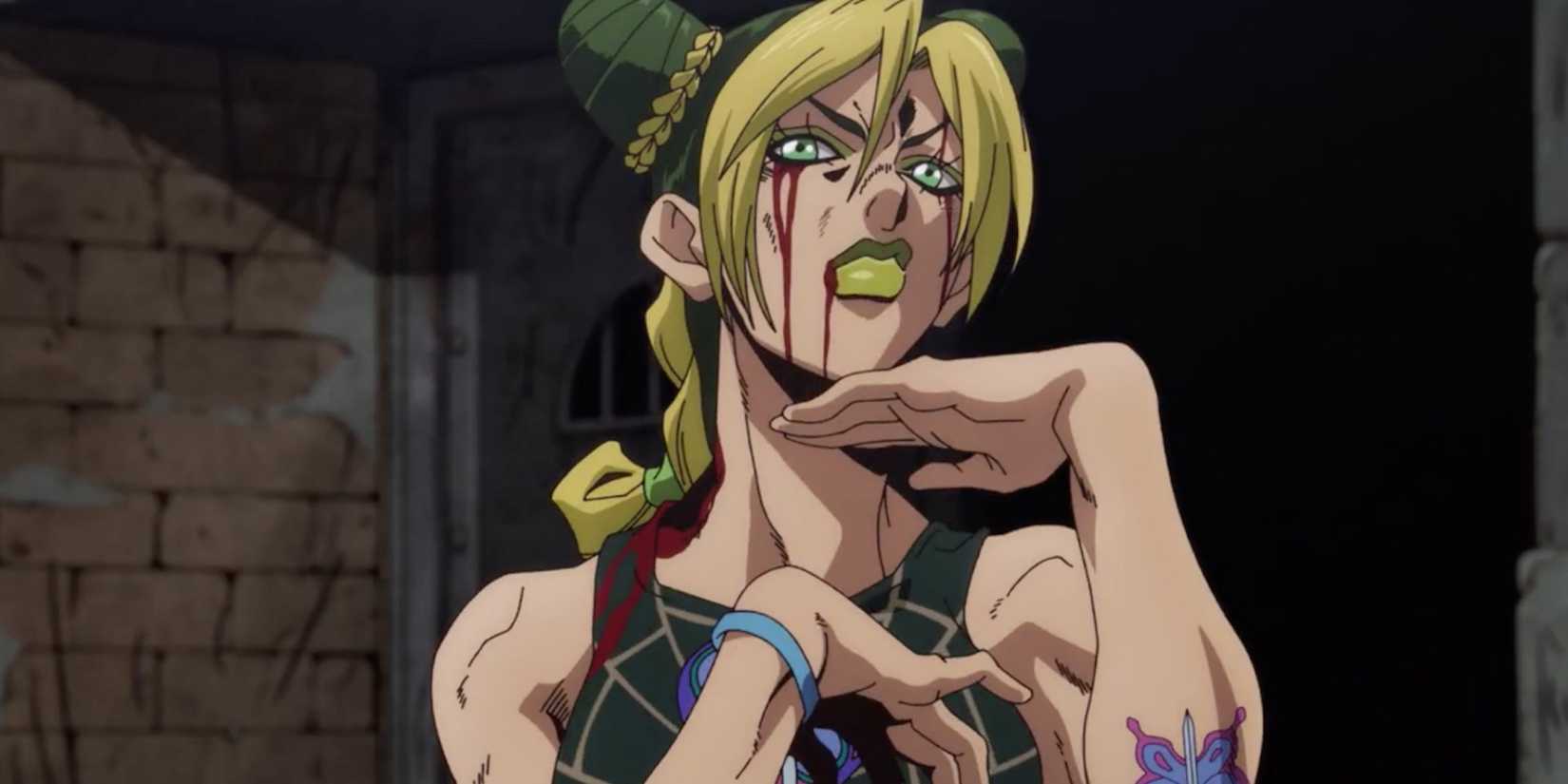 Jolyne in Jojo’s Bizarre Adventure Stone Ocean Part 2