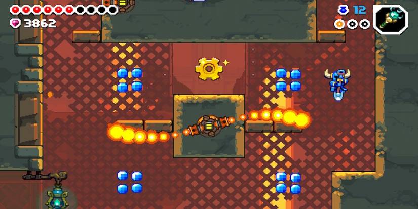 Exploring the world in Shovel Knight Dig 