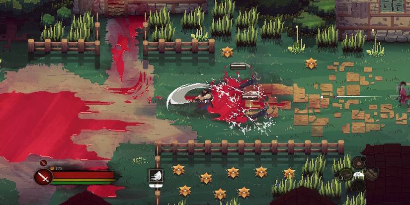 Fighting enemies in No Place For Bravery