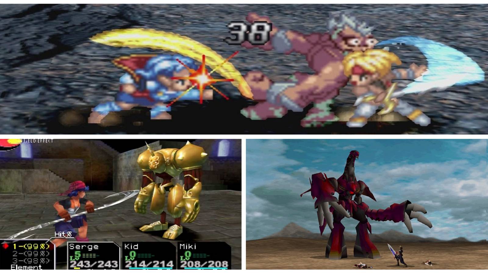 Long Battle JRPGs- Star Ocean Second Story Chrono Chross Final Fantasy VII