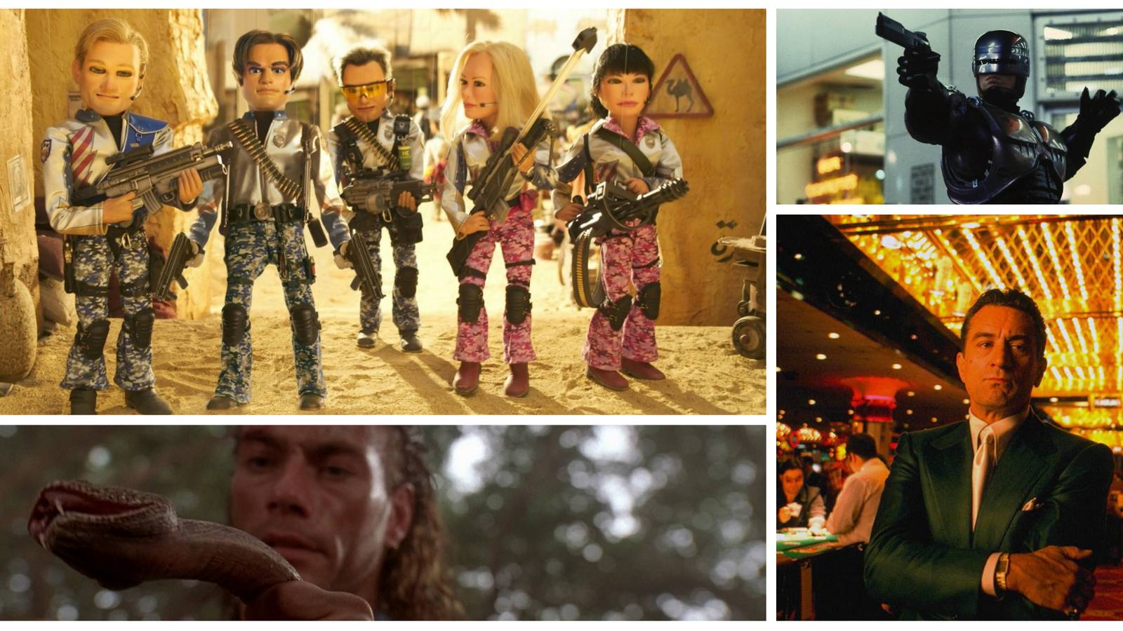 Originally NC-17- Team America Hard Target Robocop Casino