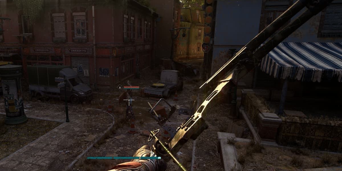 A bow and arrow in Dying Light 2