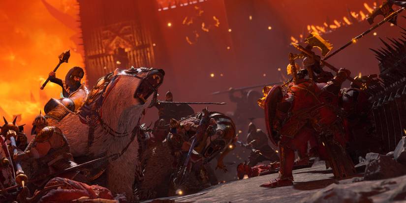 A conflict in land in Total War Warhammer 3