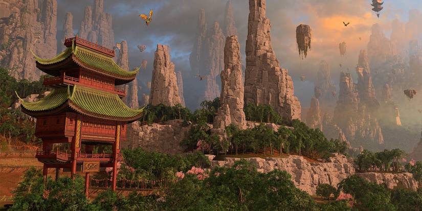 A peaceful area in Total War Warhammer 3