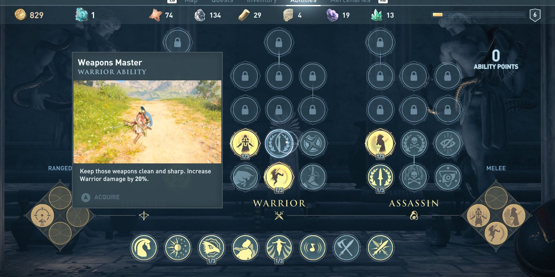 AC Odyssey Weapons Master