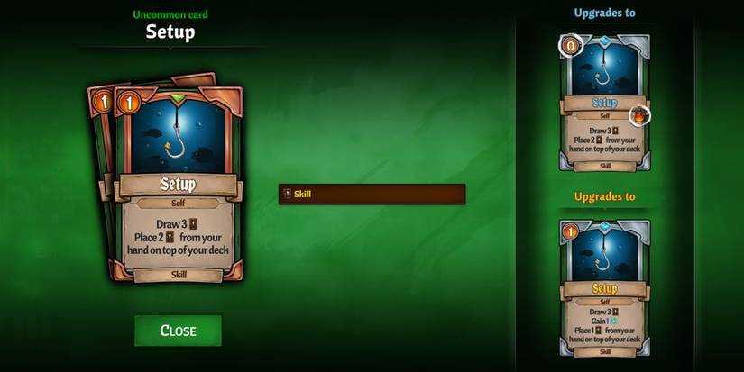 Across The Obelisk - Looking At The Card In-Game And It's Upgrades, Setup Card