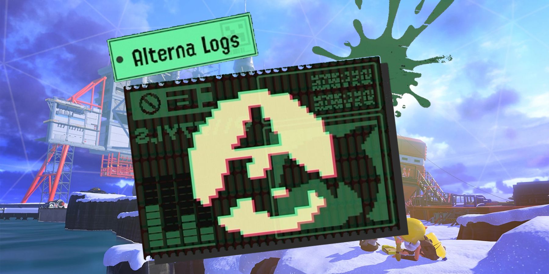 The Alterna logs, introduced in Splatoon 3