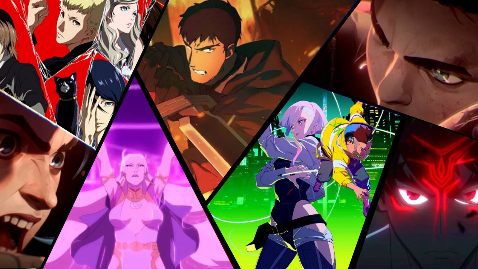 Anime Adaptations of Games like Cyberpunk  Dota Dragons Blood, Arcane League of Legends, Persona, Tekken Bloodlines Netflix RPG MMORPG