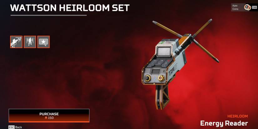 Apex Legends Wattson Heirloom Energy Reader