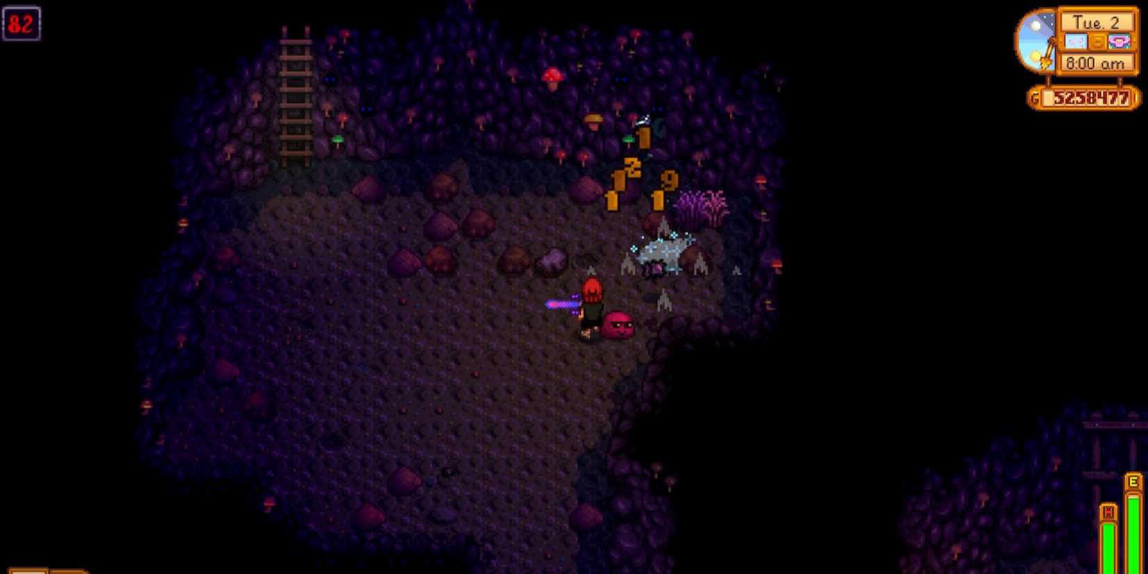 Attacking Monsters Stardew Valley Combat