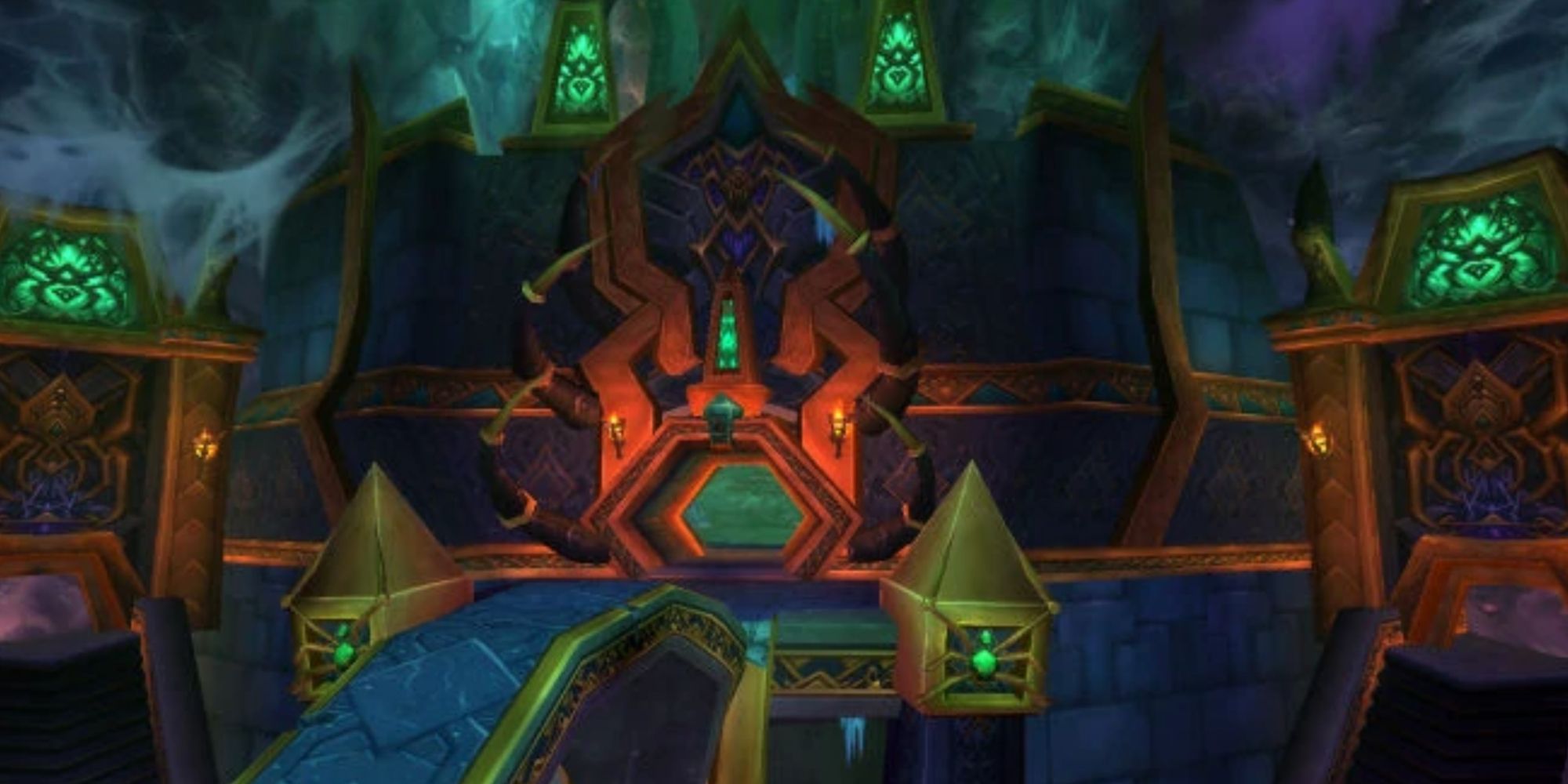 Azjol-Nerub dungeon entrance WoW Wrath of the Lich King