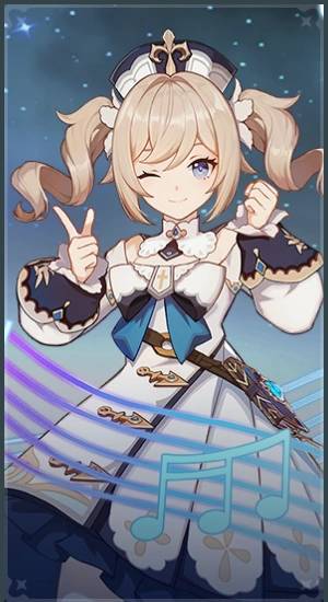 Barbara Hangout Card Genshin Impact