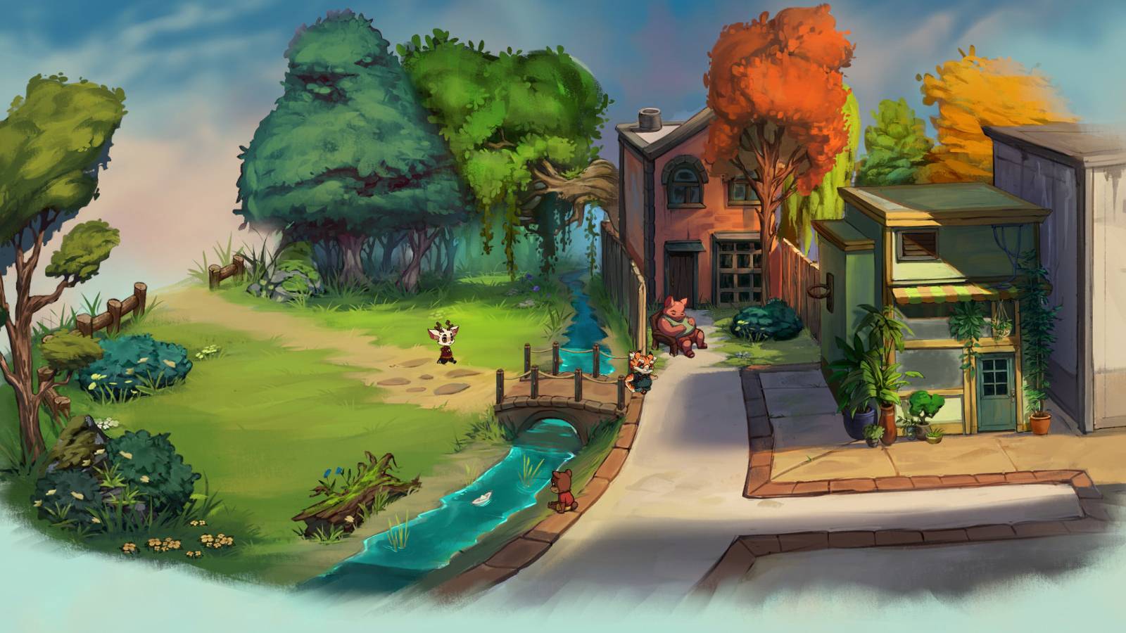 Beacon Pines Town River