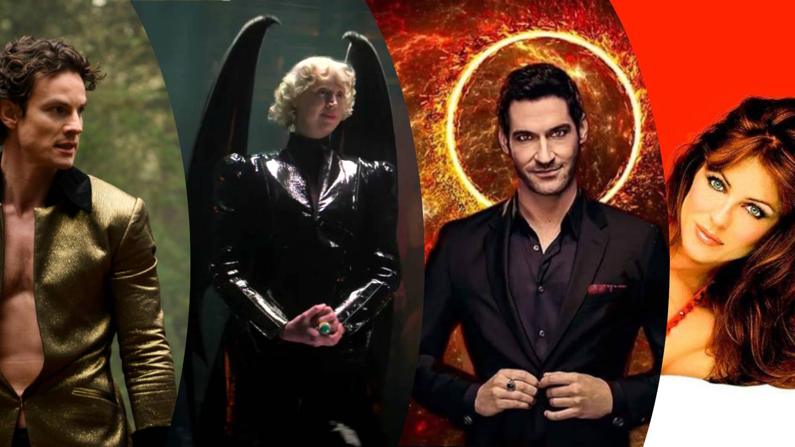 Best Lucifer Portrayals Luke Cook Chilling Adventures of Sabrina, Gwendoline Christie The Sandman, Tom Ellis Lucifer Morningstar, Bedazzled Elizabeth Hurley Brendan Fraser, Neil Gaiman, DC, Netflix, Amazon Prime