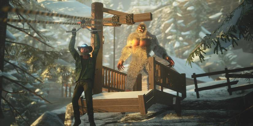 Bigfoot and survivor in Bigfoot