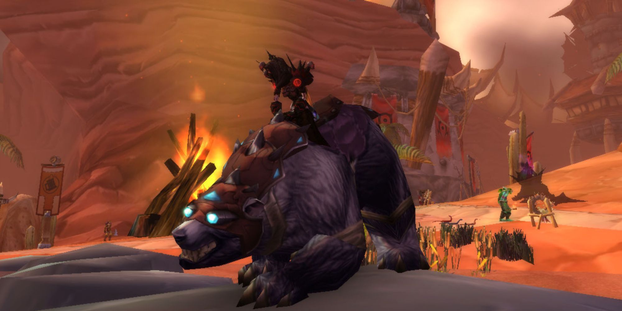 Black War Bear PvP Mount Classic WoW