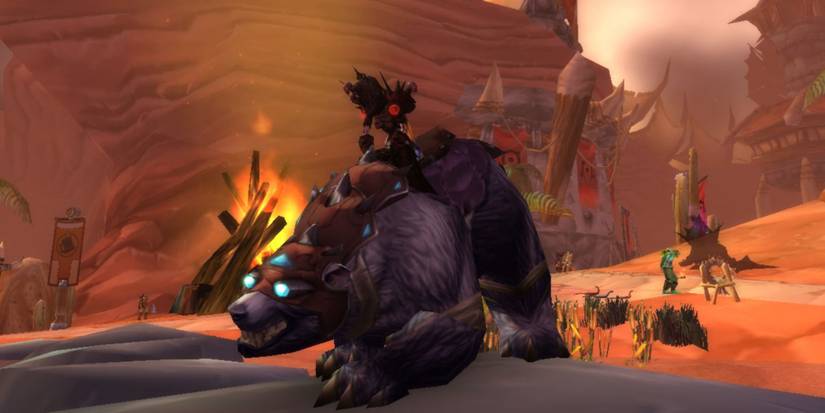 Black War Bear PvP Mount Classic WoW