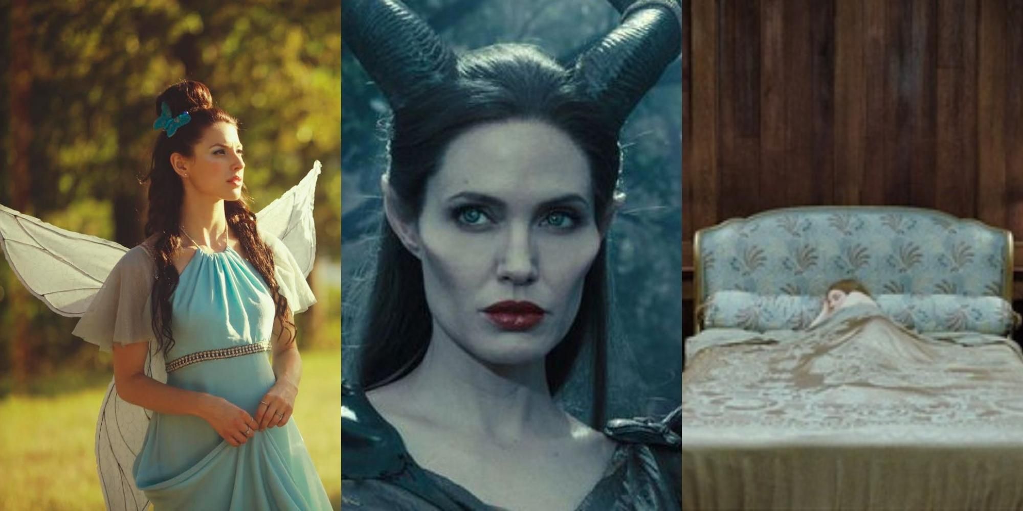 Blondine and Mélusine in One Day my Prince!, Maleficent in Maleficent, Lucy in Sleeping Beauty