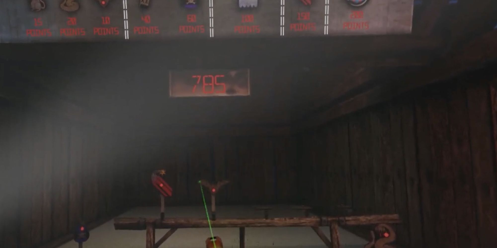 Người chơi thực hiện một phát bắn tại trường bắn