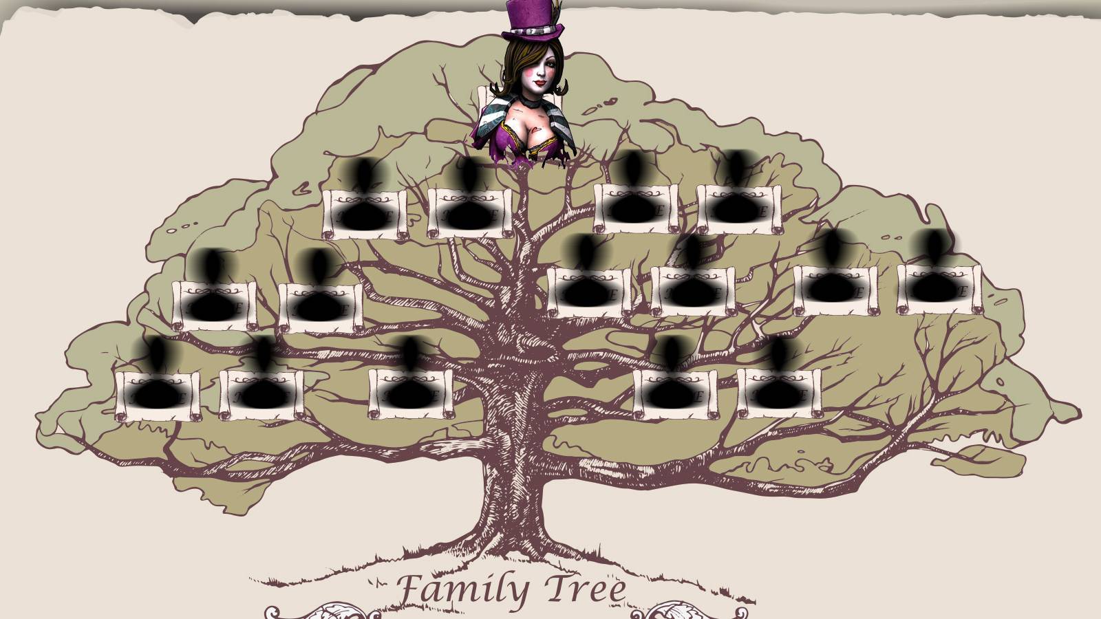 Borderlands Mad Moxxi Family Tree