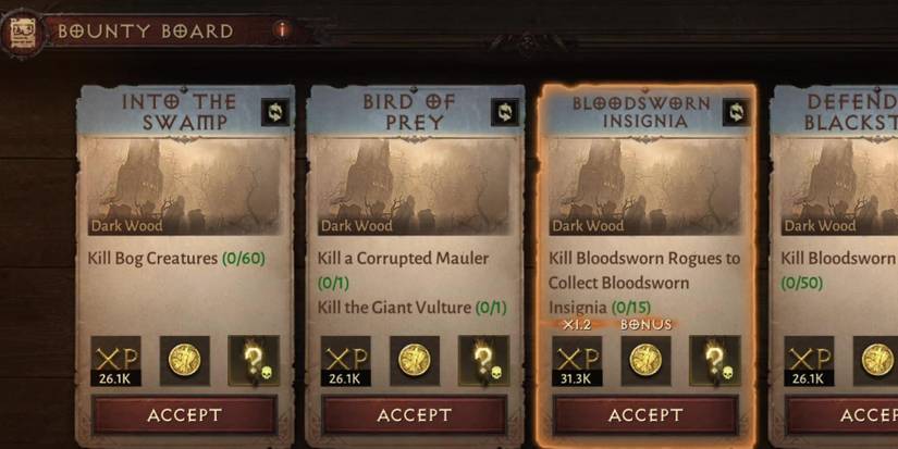Bounties in Diablo Immortal