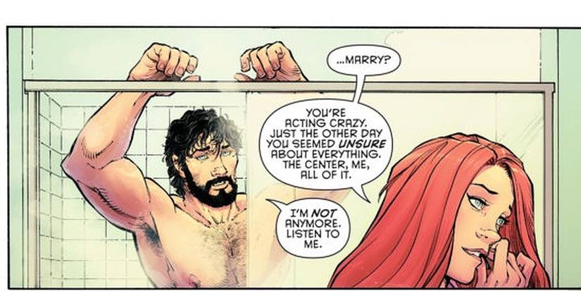 Bruce Wayne and Julie Madison