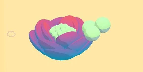 A Bubblesprout crop from Ooblets