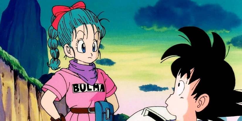 Bulma and Goku in Dragon Ball