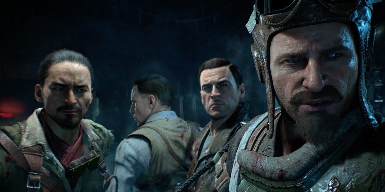 Four of the characters from Call of Duty Black Ops 4 Zombies