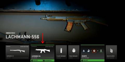 Call of Duty Modern Warefare 2 Beta Lachmann-556