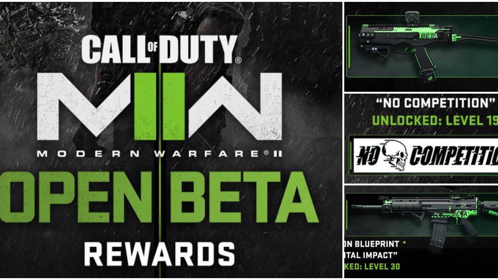 Call of Duty Modern Warfare 2 Beta Rewards